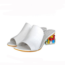 2016 New Fashion Casual Wedge Women Sandals Shoes Fish Head Thick Big Yards Roman Sandals Thick