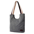 Korean Style Simple Ladies Tote Large Capacity Durable Hand Bag Hobo Bag Women Fashion Casual Canvas