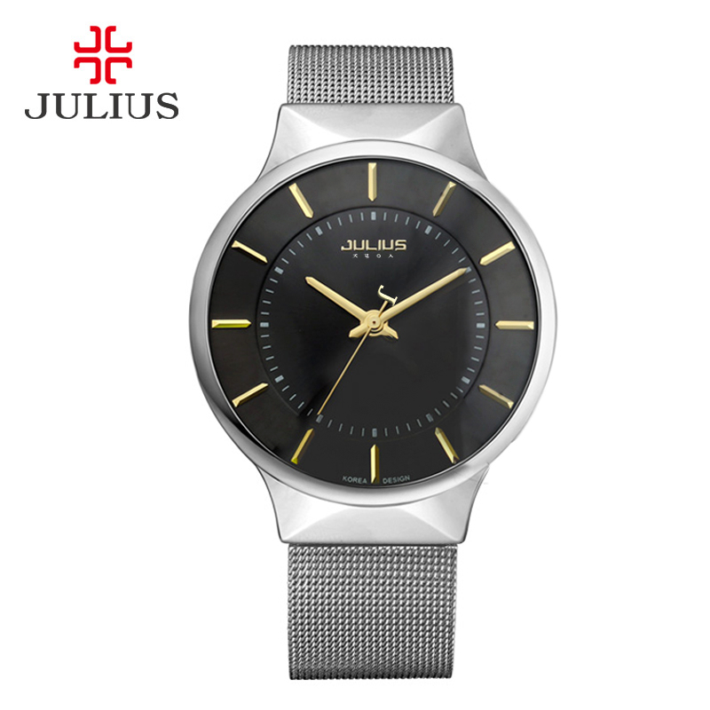 Men s Women s Wrist Watch Quartz Hours Business Thin Fashion Dress Chain Bracelet Lovers Couple