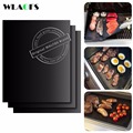 REAL WALFOS BBQ mat SET OF 2 0 2mm Thick ptfe Barbecue Grill Mat non stick