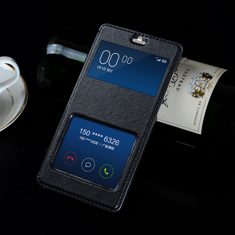 4 Color PU Leather Flip Stand Cover Cases For Mobile font b Phone b font Xiaomi