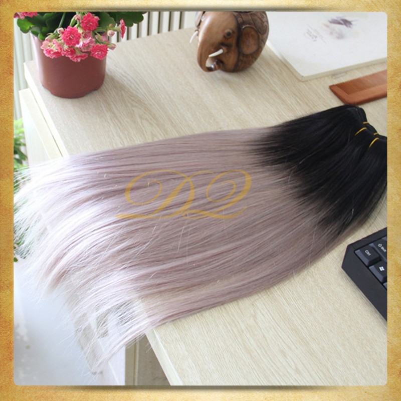 Silver grey hair extension (6)