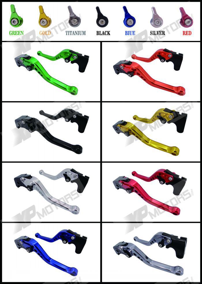 CNC Short Brake Clutch Levers For Aprilia Buell BMW Ducati Hyosung Honda Kawasaki KTM MOTO GUZZI