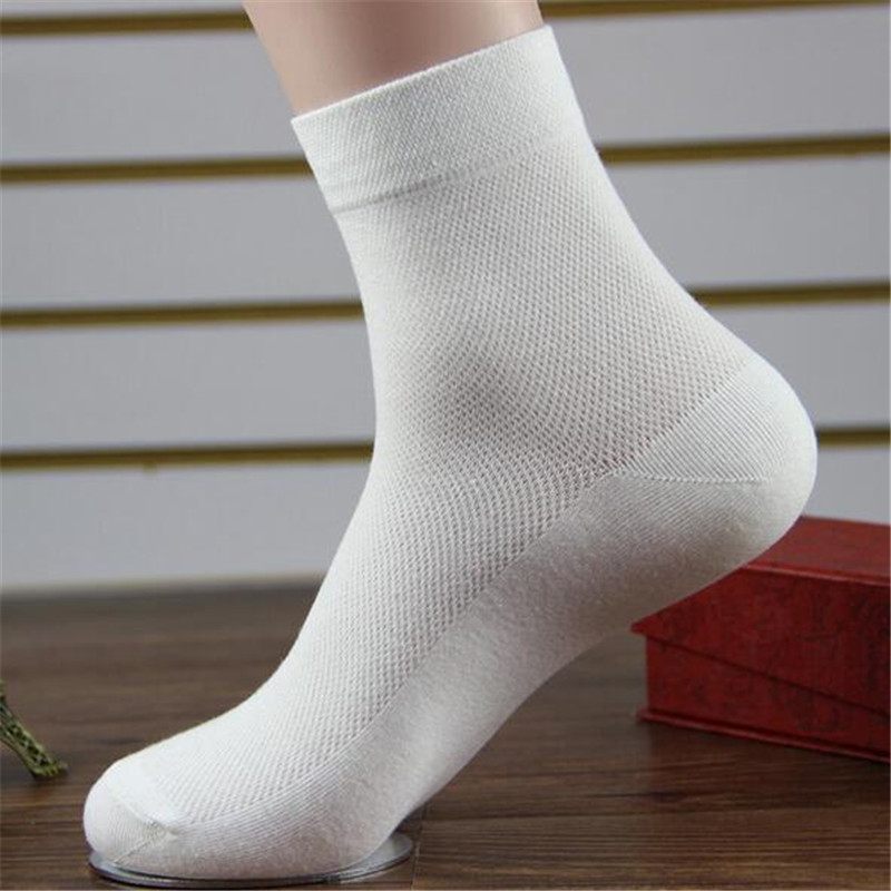 mens thin white cotton socks