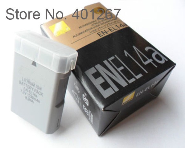 EN-EL14A BATTERY FOR NIKON D5100 D5300