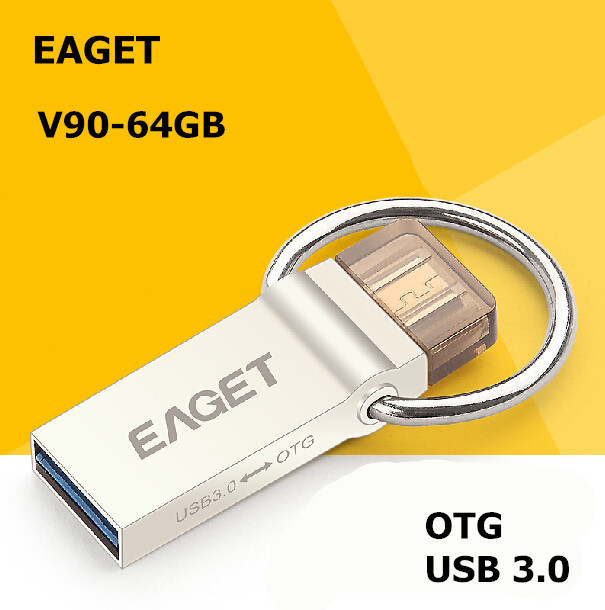 EAGET V90 USB 3 0 100 64GB Smart Phone Tablet PC USB Flash Drives OTG external