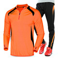 2016 Kids Soccer Jerseys Sets Polyester Long Sleeve cycling clothes Tracksuits adult child Football Training Kits