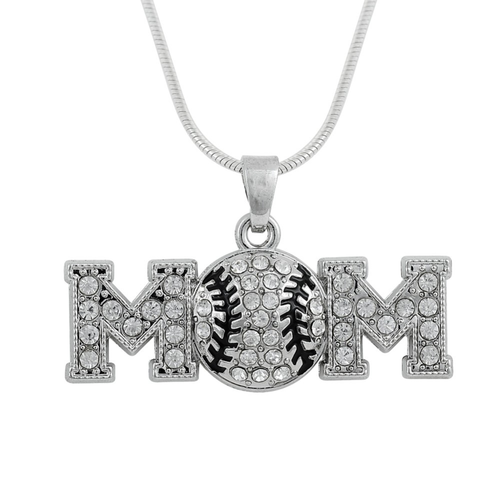 baseball mom necklace