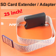 25 inches SD Card Extender Cable for Car GPS Navigation Support SD card,PDA,smart phones, MP3, Digital Camera,GPS