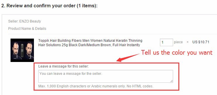 how to choose color-hair fibers