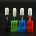 4Pcs set Round nail art salon Ceramic nail drill bit mill Cutter file for nail art
