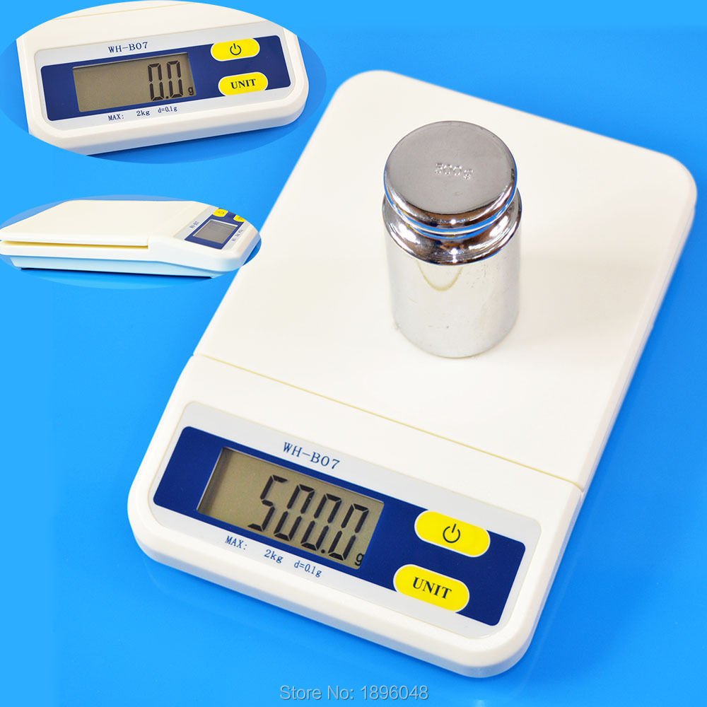 2kg 2000g 0 1g Digital LCD Electronic Kitchen Weight Scale Diet Food Postal