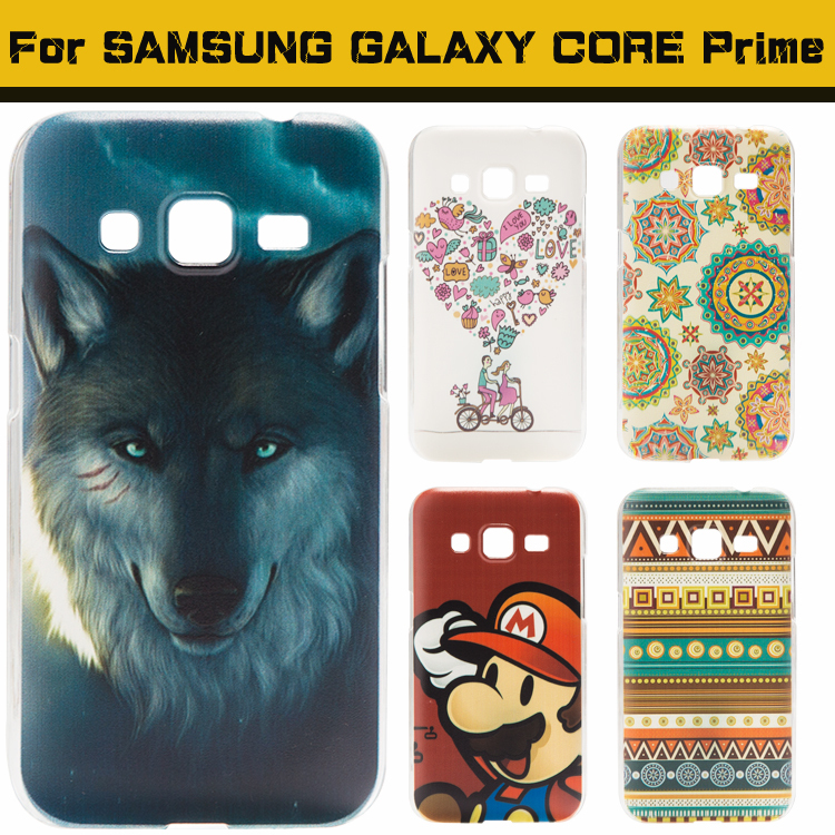 Ultra thin slim Painted Cute Lovely Cartoon UV Print Hard Cover Case For Samsung Galaxy Core