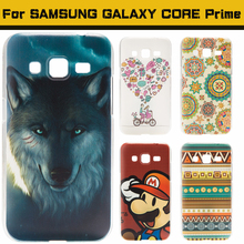 Ultra thin slim Painted Cute Lovely Cartoon UV Print Hard Cover Case For Samsung Galaxy Core prime G3608 G360H G360 G360AZ Cases