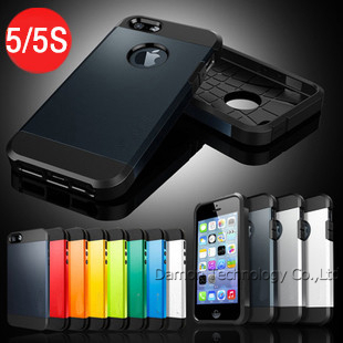 SLIM ARMOR Hard Case for iPhone 5 5S Tough Armor Neo Hybird Back Phone Bags Cover