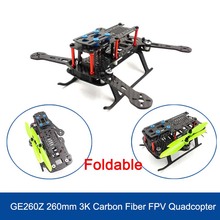 2016Flycolor DIY Drone Set Fairy 12A Esc Brushless 2204 2300KV Motor RC Quadcopter GE260Z Frame CC3D Radiolink AT9 Fast Shipping
