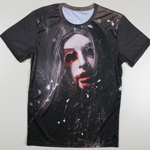 Summer Cheap T shirts New Short Sleeve Man T Shirts Skull Terror Stimulation Attack On Titan