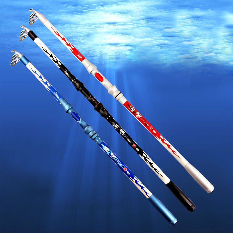 Exclusive Quality Competition Fishing Rod Super Hard Carbon Fiber Telescopic Pole Rods 2.1/2.4/2.7/3.0/3.6m Sea Fishing Tackle