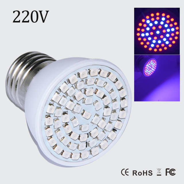 New Full Spectrum E27 15W 41 Red +19 Blue Led Grow Lamps For Flowering Plant and Hydroponics Outdoor Lighting