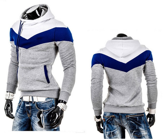 Free shipping Wholesale New 2014 Spring Mens Fleece Hoodies Hit Color Design For Men Sport Dress Slim Sweatshirt Man Hoody XXXL Free shipping Wholesale New 2014 Spring Mens Fleece Hoodies Hit Color Design For Men Sport Dress Slim Sweatshirt Man Hoody XXXL