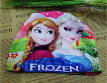 Retail Baby girls Elsa Anna Swimming Caps Children Swim Wear Fashion cartoon Kids hat for swimming Free shipping 1-8 years