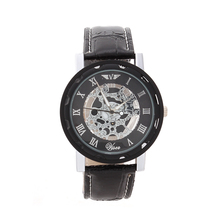 2015 Side hollow Fashion Men watch leather wristwatch Luxury Watches Men sport Watch Retro Quartz watch