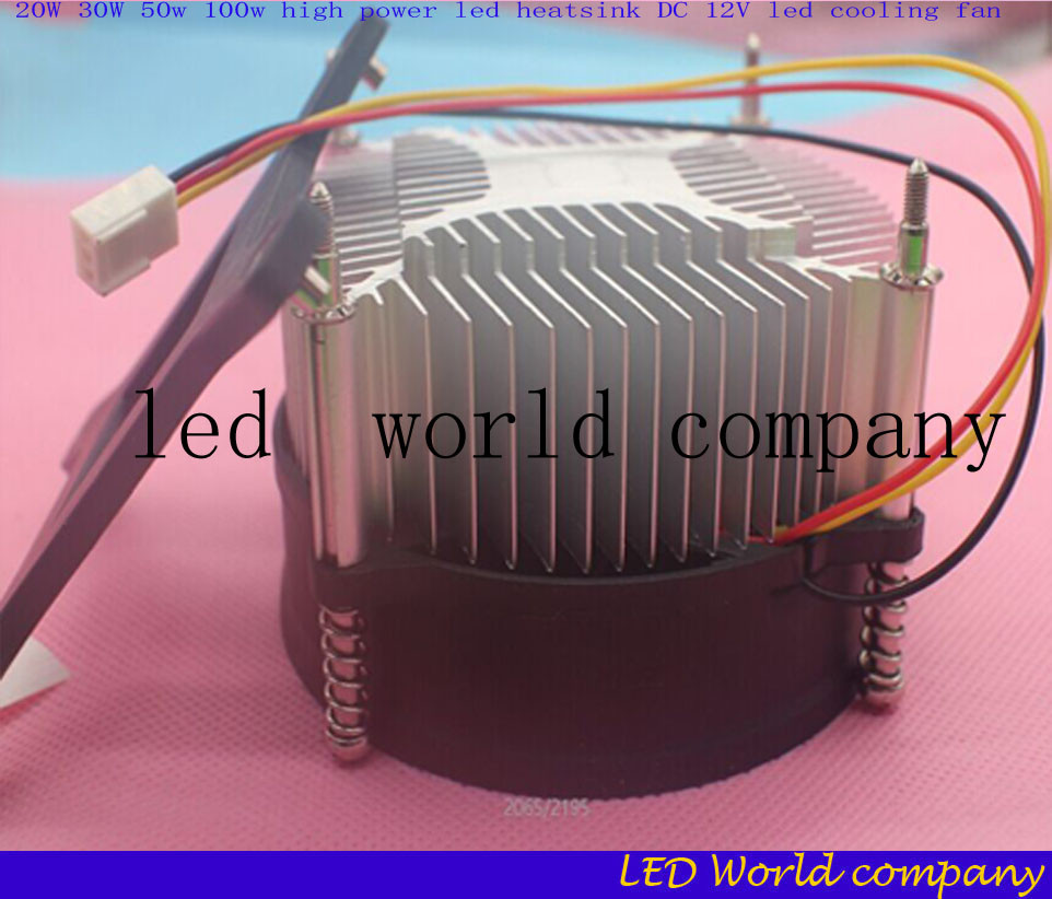 Description Picture 4 of itemHot 20W 30W 50w 100w high power led heatsink DC 12V led cooling fan led high power LED bulb radiator 1pcs/lot