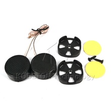 Newest Universal High Efficiency 2x 500W Car Mini Dome Tweeter Loudspeaker Loud Speaker Super Power Audio