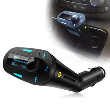 Universal Blue LCD Car Kit MP3 Music Player Wireless FM Transmitter Modulator Radio Adapter + USB SD MMC U-disk Remote