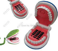 Home Office Foldable Teeth phone Funny Landline Number Novelty Gift Cute Telephone