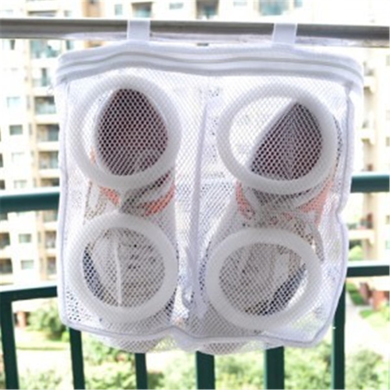 shoe washing bag