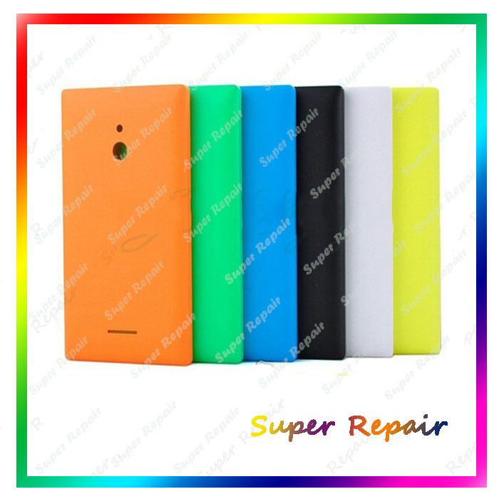 High Quality 6 Colors Back Cover Battery Housing Door Cover For Nokia XL Lumia 900 Battery Door + Side Buttons Rear Cover