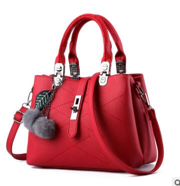 women bag Lady fashion bridal font b plaid b font women handbag genuine leather pearl Bags
