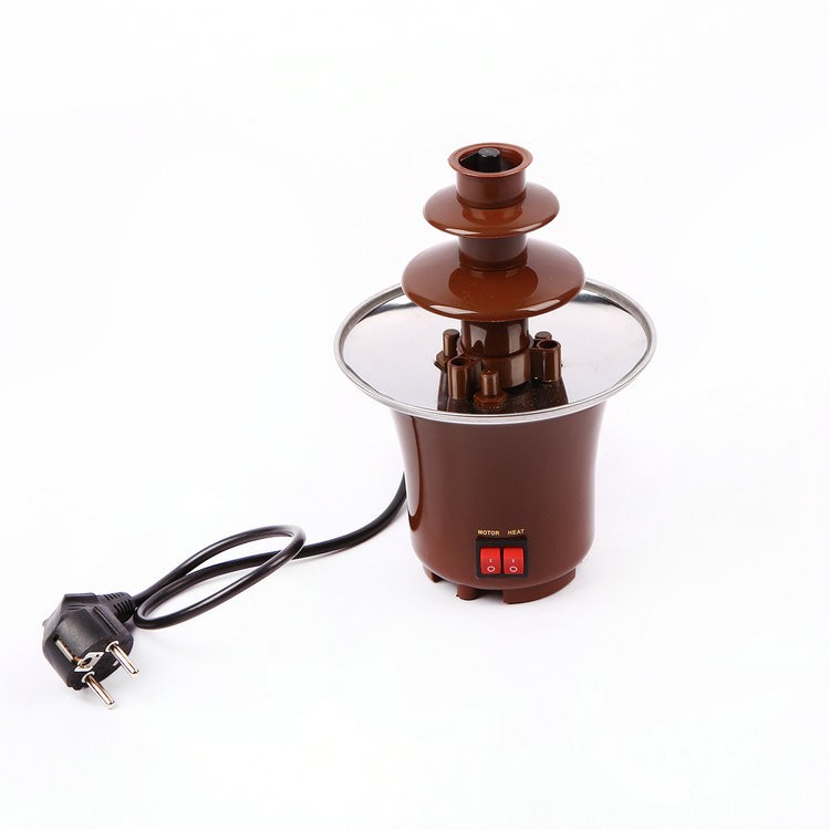 2016 High Quality HOT SALES Mini Chocolate Fountain Household 3-Tier Chocolate Fondue Machine Choco Tree EU Standard Plug (12)