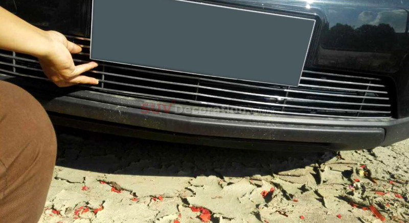 キャデラック Xt5 2016 2017 2018 2019 Abs クローム金属車フロントボトムグリルグリルカバー