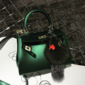 Woman bag 2017 Brand fashion Handbag shining PVC jelly bag Boutique tote candy transparent noble feminina