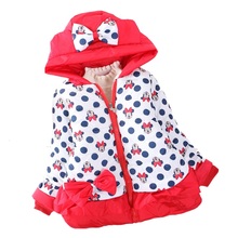 2015 new Girls Cartoon Children Winter Coat Jacket Factory Direct baby Girls boy Kid Children Clothing Retail 151210