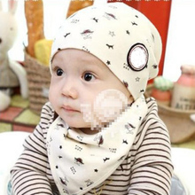 Baby Bibs Hat Boys Girls Saliva Towel Toddler Bandana Triangle Head Scarf Cute Wholesale
