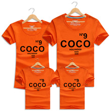 Family Clothing T Shirts Summer Family Look Family Matching Outfits Father Mother Baby Daughter Son Cotton Short Sleeve Shirt