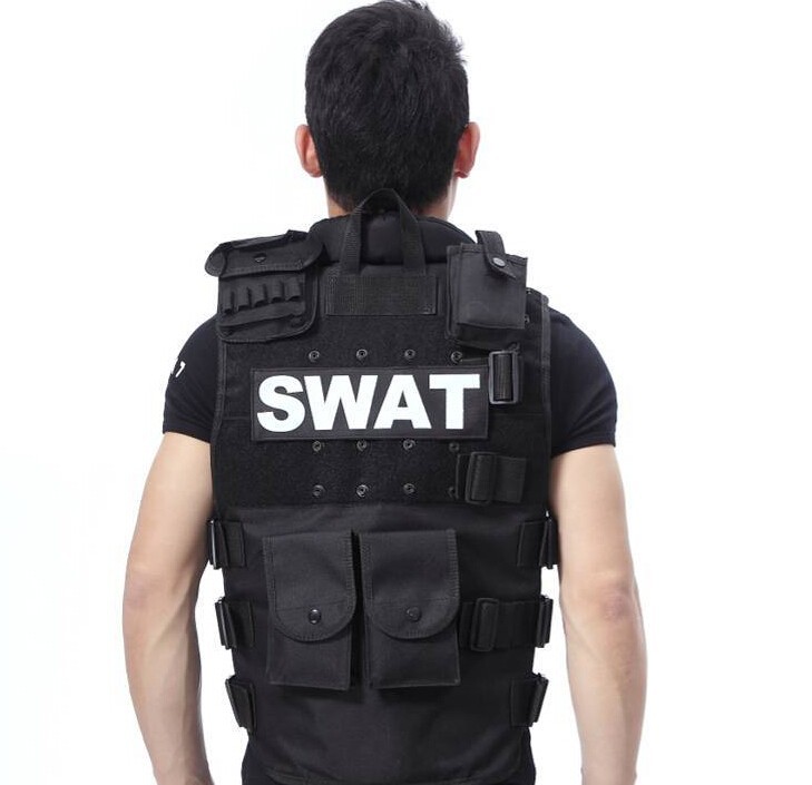 Man\'s tactical vest ,bulletproof vest Molle Tactical bulletproof vest Black vest cs vest (10)
