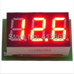 T2N2 Portable Digital Voltmeter DC0 100V Red Light LED Panel Voltage Meter free shipping drop shipping
