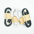 1M Black White Fast Charging Mobile Phone Android Cable Micro USB Charger Date Sync Cable Wire