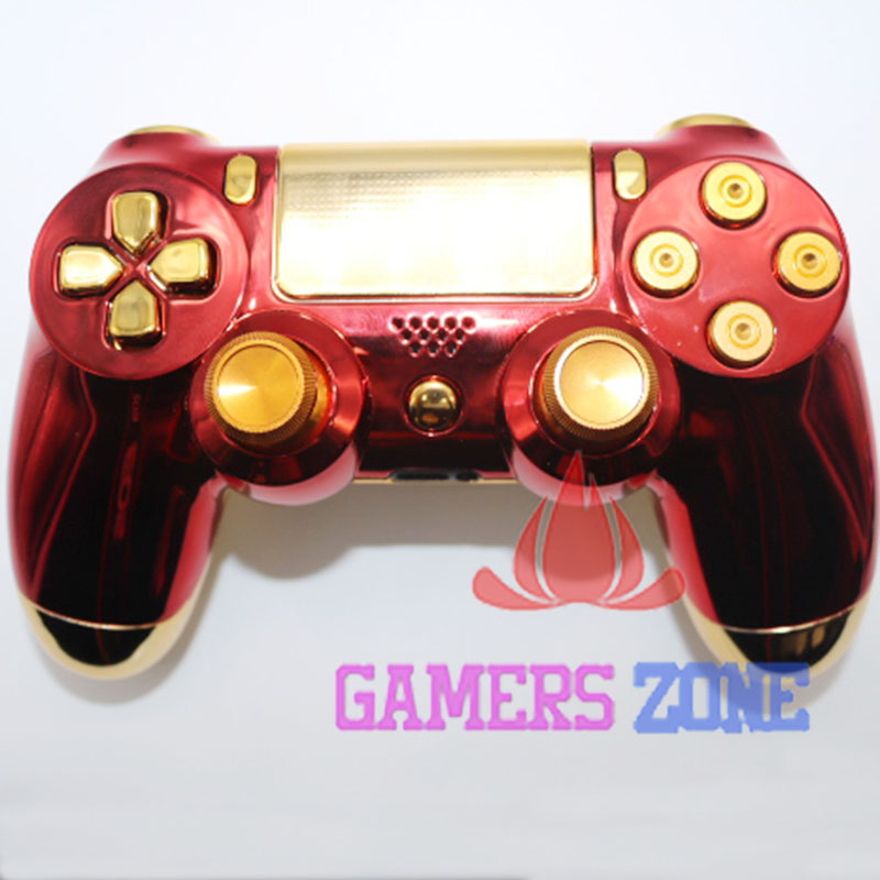 for Iron Man Version  Controller Full Housing Shell Case for PS4 Playstation 4  Dualshock 4 DIY Part