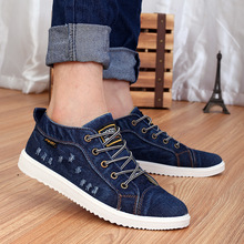 2015 New Men’s denim shoes to help low canvas shoes men shoes casual men B0306