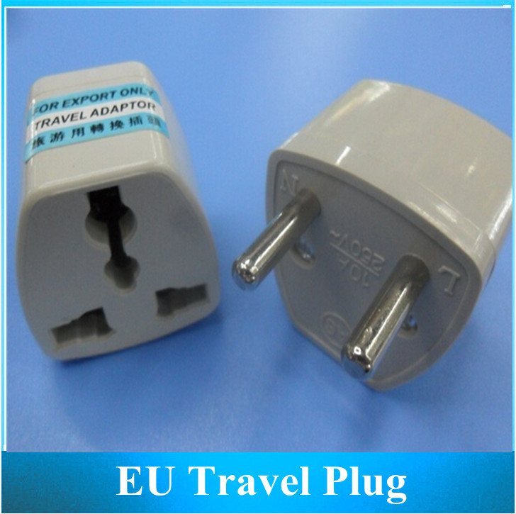 for Travel Power Plug to Europe country Universal AC EU Socket Plug