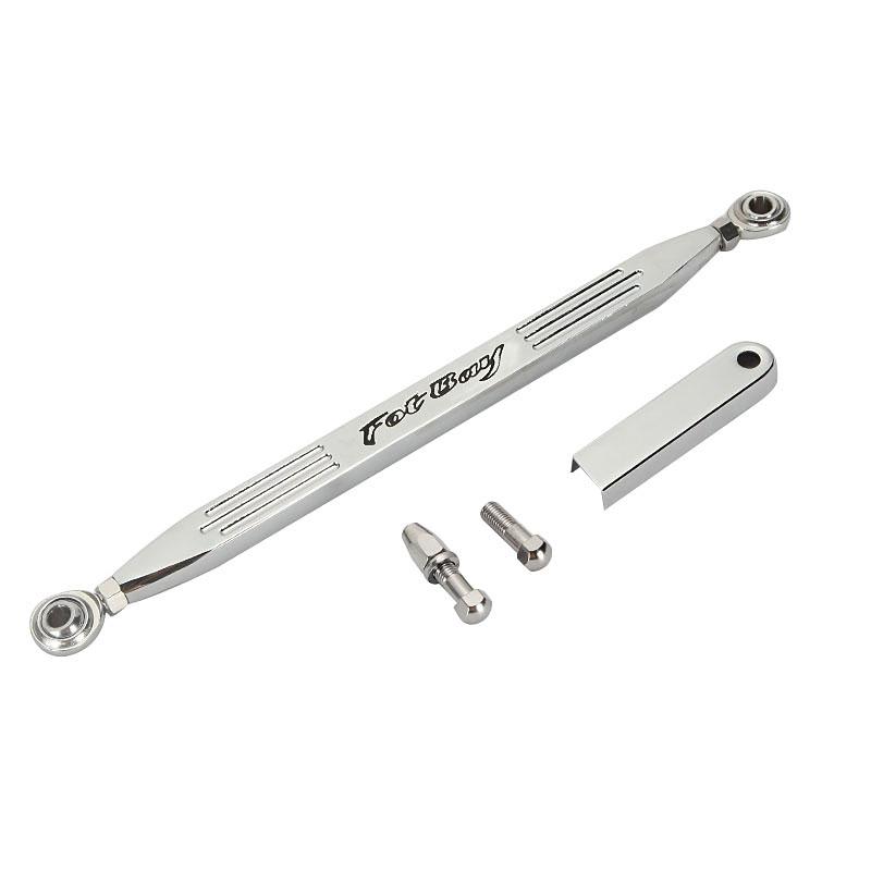 Chrome Motorcycle Shift Linkage Touring Cruisers Bike Shifter Lever Rod for Harley Davidson Fat Boy Softail Breakout CVO Softail