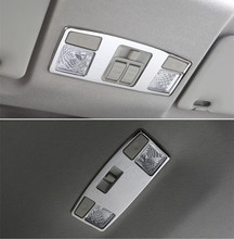 High quality Car Stainless Steel trim rear reading Lamp decoration trim 2pcs for Mazda 6 accessories