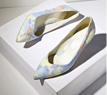 New design women sexy peep-toe pump thick high-heeled shoes lighter shoes good quality dress pump, size 35 – 43