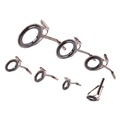 7 Size Vintage Oval Fishing Tips Rod Guides Ring Stainless Pole Repair Kit New Arrival