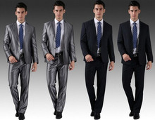 Jackets Pants Men Fashion Suits Brand Design Custom Slim Fit Tuxedo Business Dress Suits Male